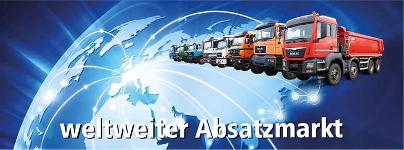 Weltweiter Absatzmarkt